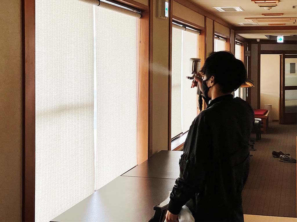 カーテン施工画像 カーテン施工画像